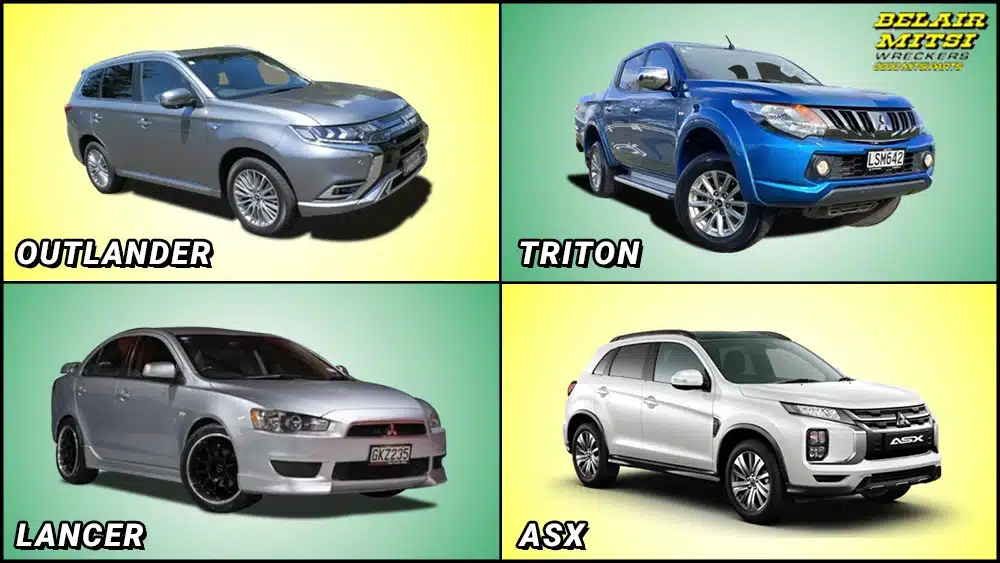 Mitsubishi car parts for Outlander, Triton, Lancer, and ASX models.

